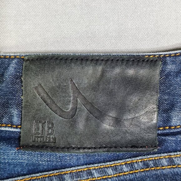 LTB 1948 jeans  women's size 28 dark washed blue low rise straight leg - Picture 5 of 13